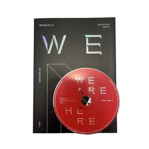 Monsta X Are You There 2nd‎ Album Take 2 Black Version 1 K-Pop CD Import Disc